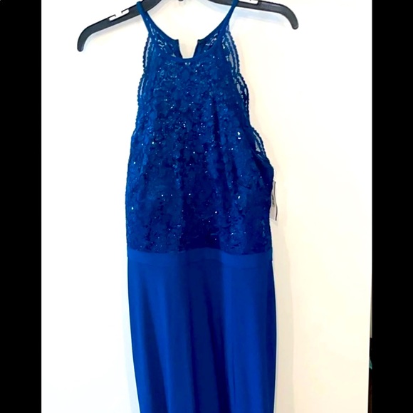 Macy's Dresses Navy Blue Maxi Dress Poshmark